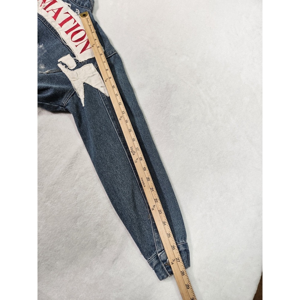 Beyonce' Formation Tour Denim Jacket (2024) Distressed Size Small Made In USA - Picture 8 of 9